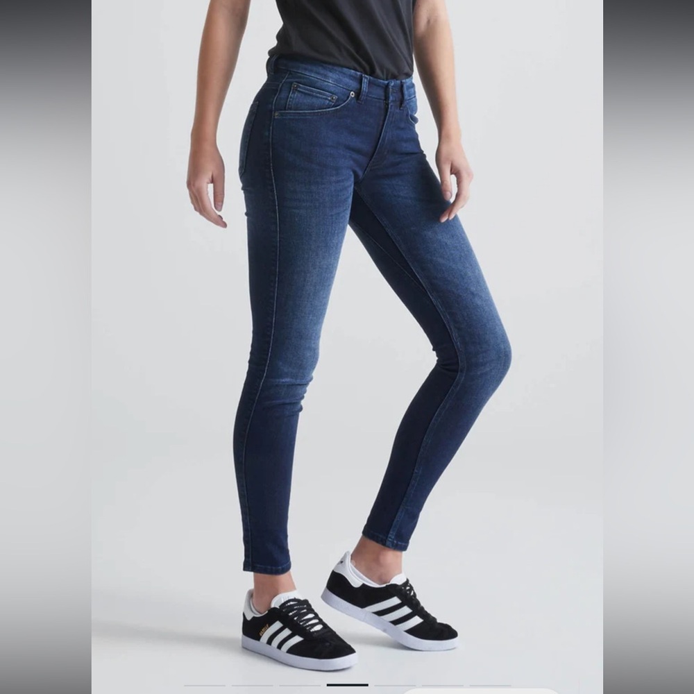 DU/ER Performance Denim Mid Rise Skinny Jeans - Picture 14 of 16